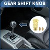INFINAUTO Diamond Pattern Crystal Shift Knob, 10cm Universal for Automatic