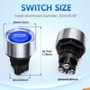 Nilight Start Engine Button 12V DC 50A SPST on Off