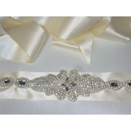 Handmade Black blush rhinestone appliqued bridal belt sash, dress belt, rhinestone belt