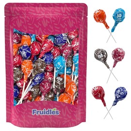 Fruidles Tootsie Roll Pop, Original Twist Midgees, Peanut-Free, Gluten-Free, Individually Wrapped, 6 Flavor Variety Pack Lollipop (240 Count (10 LBS) Bulk)