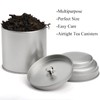 Lawei 9 Pack Tea Tins Canister with Airtight Double Lids,