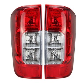 2X Rear Stop Brake Tail Light Lamp for Nissan Frontier Navara NP300 D23 2015 2016 2017 2018 2019 (White)