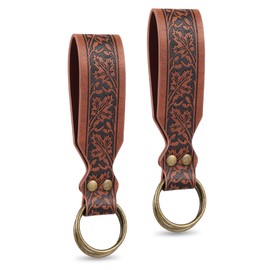 Xtinmee 2 Pcs Leaf Skirt Hikes Medieval Skirt Hike Renaissance Accessory for Medieval Viking Cosplay Costumes(Brown)