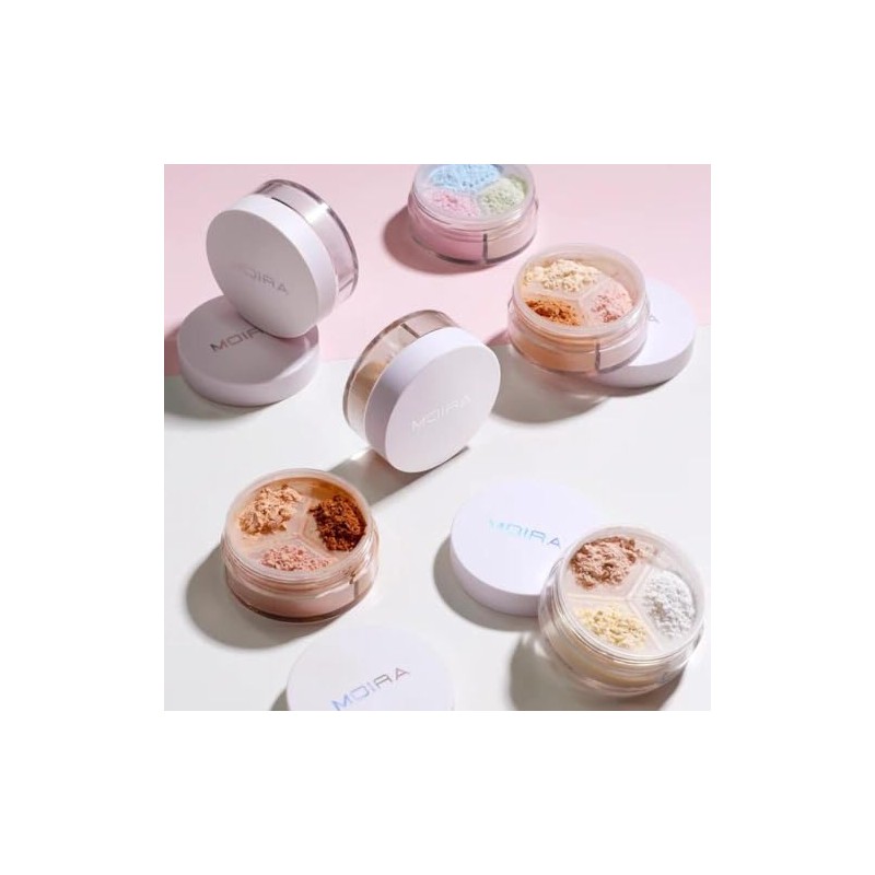 Polvos sueltos fijadores Set Correct (005, rosa)