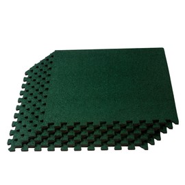 We Sell Mats 3/8 Inch Thick Interlocking Foam Carpet Tiles Durable Carpet Squares Anti Fatigue Support for Home Office or Classroom Use, 24 in x 24 in