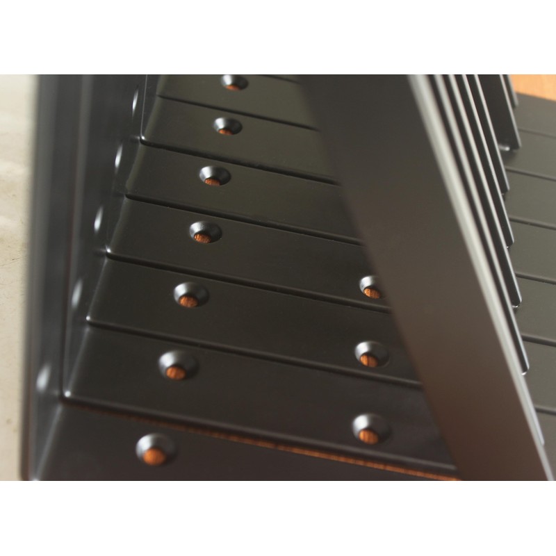 8 Pack L10 x H 8" Black Heavy Duty Shelf