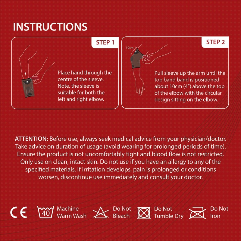 Rymora Elbow Sleeves Pair Grey XL