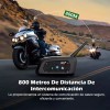 Ejeas Par De Intercomunicadores Para Cascos De Moto Ejeas V6