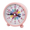 Funriche Colorful Alarm Clock, Continuous Second Hand, No Noise, Clock