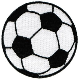 Soccer Ball Patch Embroidered World Cup Iron-On Football Emblem