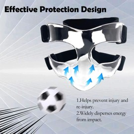 KEDAO Nose Guard for Broken Nose, Adjustable Basketball Face Guard Shield Mask for Children Teenagers Kids, Sports Training Masks Protects Your Nose and Face from Injury for Basketball, Soccer
