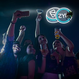 Pocket Neon Signs Dimmable Mint Flavor Chewing Neon Light Sign for Wall Decor Led Neon Light for Man Cave, Bedroom, Bar, Pub Business Neon Sign for Birthday Christmas Gift