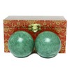 STCREE 5cm Exercise Handballs Soild Marble Chinese Baoding Balls Dark