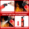 4 Pack Fire Extinguisher for Home with Wall Mount -