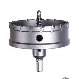 Carbide Hole Cutter Drill Bits,LAIWEI Heavy Duty Hole Saw for Stainless Steel,Metal,Cast Iron, Copper 3-9/16"(90mm)