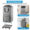 Laundry Hamper with Wheels, Bukere Large Rolling Laundry Basket with