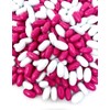 SweetGourmet Licorice Pastels, Pink and White Candy Coated Licorice Bites