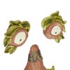 Relaxdays Tree Face Old Man, 3 Pieces, Weatherproof Artificial Stone,