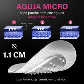 Parches Acne Con Micropuntos Granos,barros,día Y Noche Acneica Día/noche