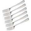 6 Fish Forks 19 x 2.65 cm Stainless Steel 18/0