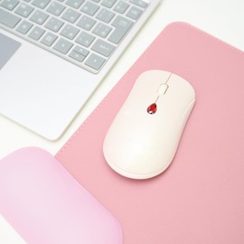 Egret SweetiE Wireless Mouse with Artificial Gemstone Button, 12 Colors, Birthstone, Charging, Silent, Bluetooth Receiver, Wireless, Lightweight, 2 Memories, DPI Adjustment, Cute, Stylish, Diamond,