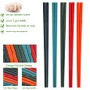 HuaLan Colorful Fiberglass Chopsticks, Dishwasher Safe Chopstick, Reusable Non-slip Chop