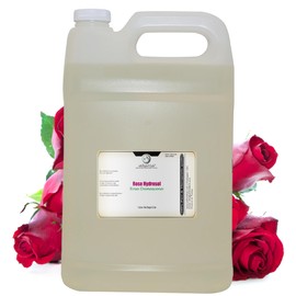 uh*Roh*Muh Pure Rose Hydrosol - 100% Natural & Pure Rose Water Spray for Face & Body | Distilled Rose Water for Hair and Skin, Sourced from Turkey - 1 Gal (Net Wt. 3.7 kg / 8.2 lb)