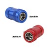 2 x Quick Couplings Plug High/Low Pressure Adapter Quick Coupling