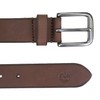 Timberland Men's 35mm Classic Buckle Jean Leather Belts, Dark Brown,