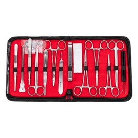 VitalCare | Estuche de Disección | Instrumental Quirúrgico Profesional | Acero Inoxidable AISI 304 | Estudiante y Profesional de la Salud (20 piezas)