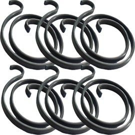 Universal Hardware 6 Pack 2 Turn Coil Door Handle Spring Replacement 2mm Thick, 27.5 Diameter (2 Turns, 2mm Thick)