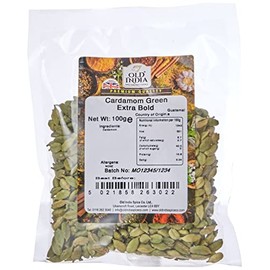 Old India Cardamom Green Extra Bold 100g