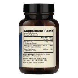 Dr. Mercola Zinc Plus Selenium 90 Cpsulas Sin Sabor