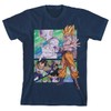 Dragon Ball Z Frieza Saga Character Layout Boy's Navy Blue