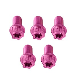 Funparts 5pcs Rear Sprocket Bolts Nuts Titanium Alloy Kit for Surron Sur Ron Light Bee X/S Electric Bike