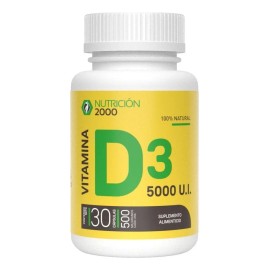 Vitamina D3 30 Capsulas Nutricion 2000 Sabor Sin Sabor