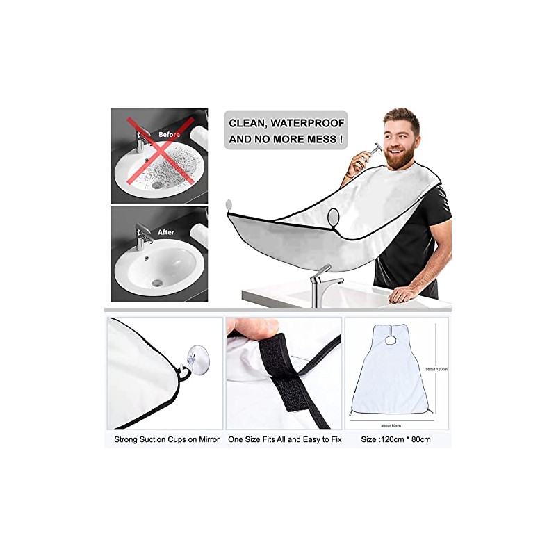 Kit de afeitado para hombres, incluye maquinilla de afeitar de
