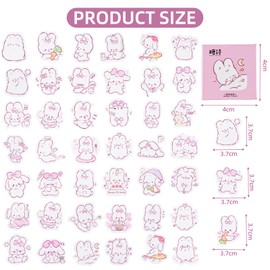 46pcs Stickers for Scrapbooking Small Scrapbook Sticker Set, Journaling Bullet Junk Journal Supplies, Planner, Kid DIY Art Crafts, Laptop, Suitcase (Style-20)