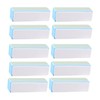 FOMIYES Nail Art Polishing Block Set 10pcs Square Nail Buffer