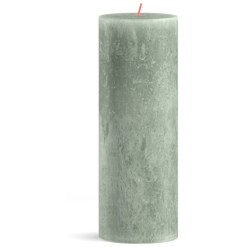 Bolsius Stompkaars Rustiek Jade Green - 19 cm / Diameter