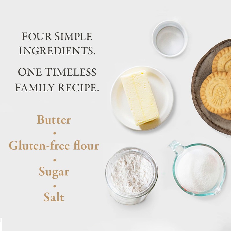Walker's Shortbread Gluten Free Variety Pack, 2 of Each: Shortbread