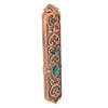 Vintage Needle Case Set Rhinestone Carved Pattern Fashionable Sewing Needles