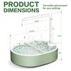 POMFAEE Bird Bath, Parrot Bathtub, Automatic Parrot Shower Bath with