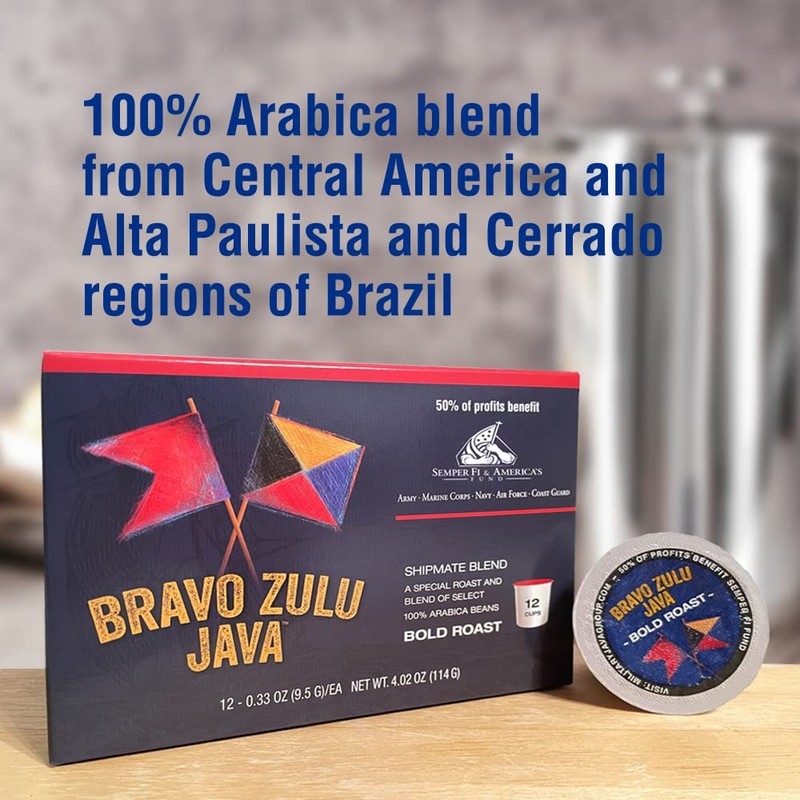 Military Java Group Coffee Pod (36) Variety Pack - Jarhead