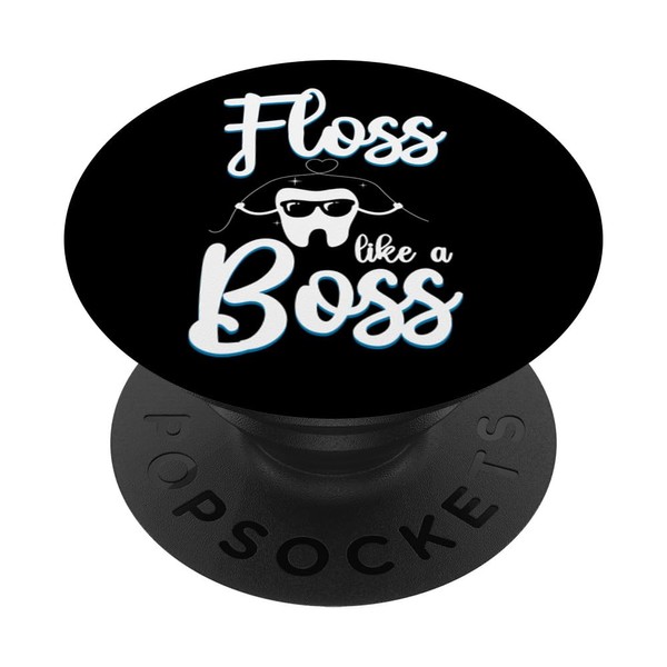 Dentist Dental Assistant Hygienist Floss PopSockets Adhesive PopGrip