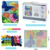 Yjunue Yjunue Butterfly Floral Latch Hook Kits for Adults, DIY