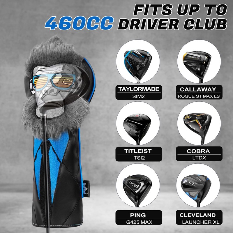 Gorilla Plush Golf Driver Headcover