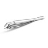 Professional Stainless Steel 2-in-1 Cuticle Pusher and Cuticle Nipper Cutter