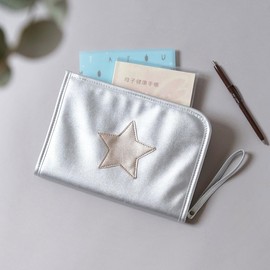 Dimowa 23251020 Maternal and Child Notebook Case, Silver