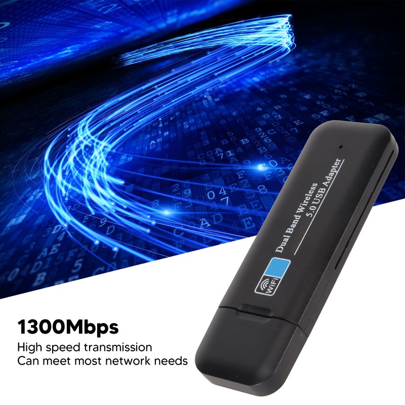 USB 3.0 WiFi Adapter 1300Mbps 2.4G 5Ghz Dual Band Support